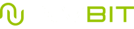 Logotipo de invbit blanco horizontal en formato svg